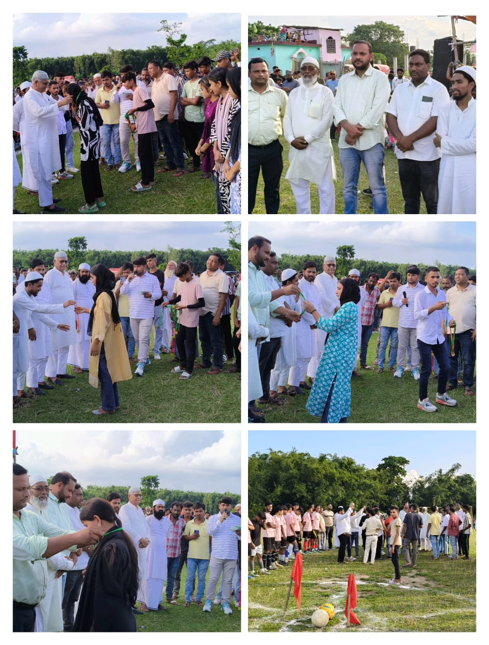 काशीबाड़ी मैदान में फुटबॉल टूर्नामेंट का फाइनल मुकाबला संपन्न