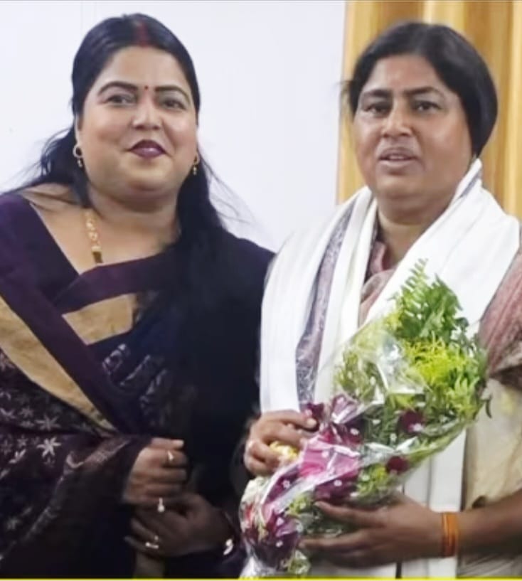 पूर्णिया में मंत्री लेशी सिंह का भव्य स्वागत — जिला मंत्री नूतन गुप्ता रहीं आकर्षण का केंद्र