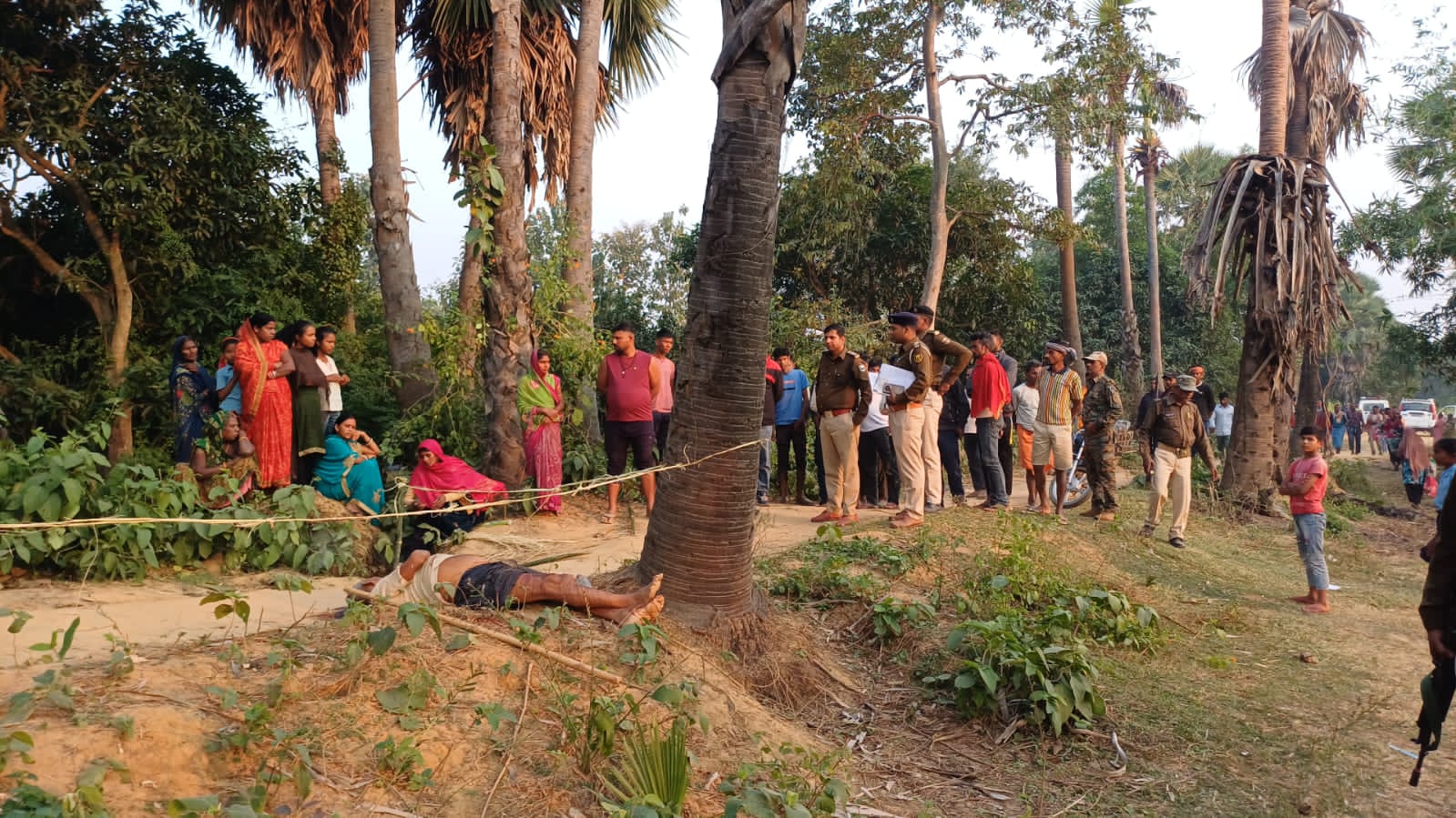 नाथनगर कजरैली के कंचन ग्राम में एक वृद्ध की दिनदहाड़े हत्या