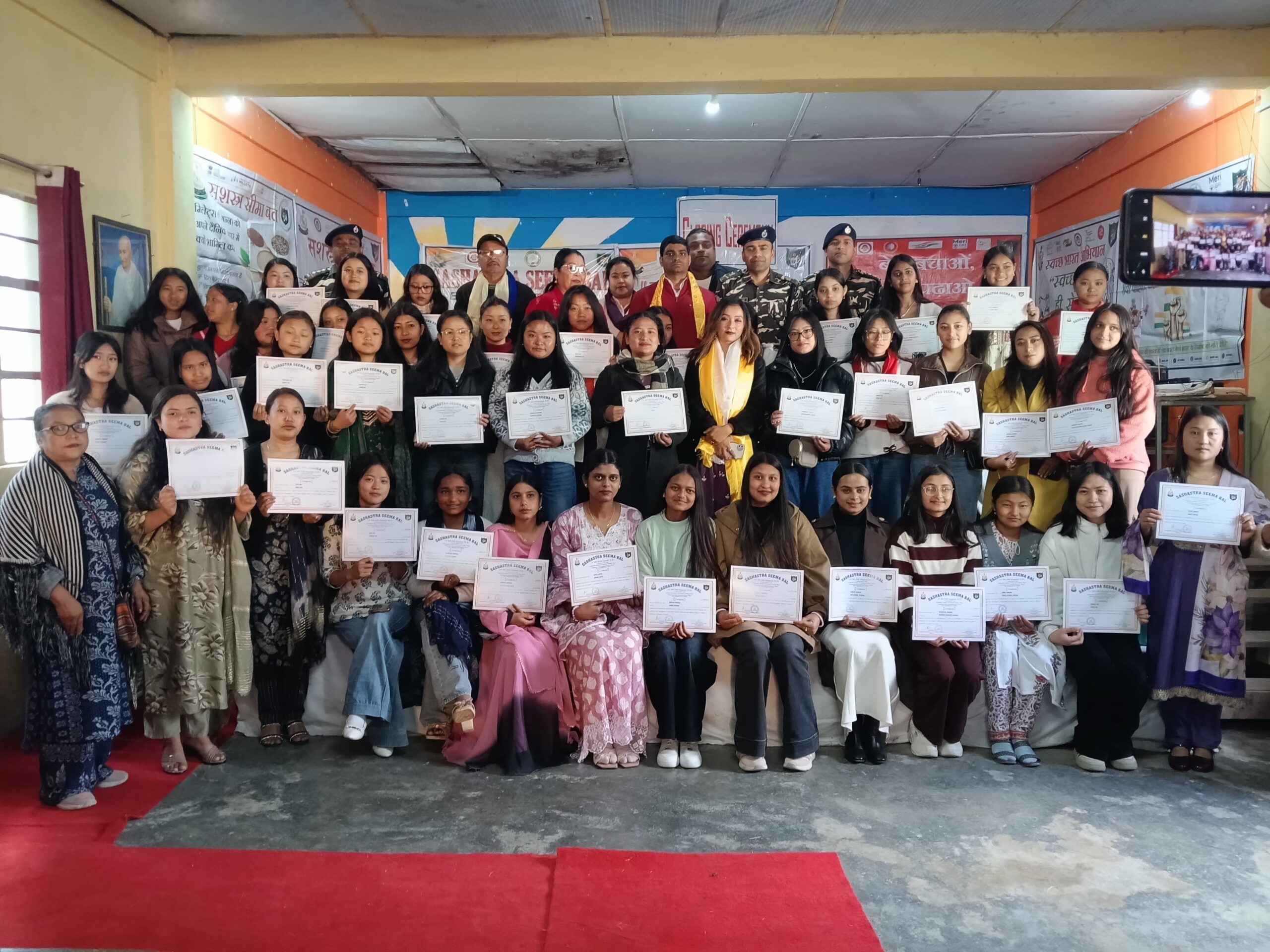 सशस्त्र सीमा बल, 8वीं वाहिनीं द्वारा विभिन्न कल्याणकारी कार्यक्रमों का समापन किया गया